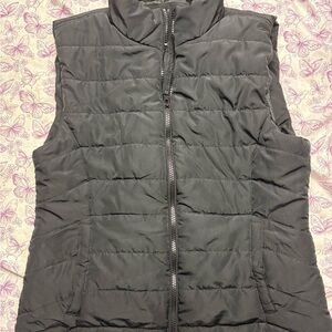 Aeropostale Black Puffer Vest